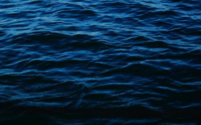 Soft focused blue waves